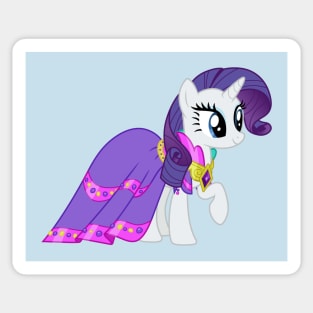 Rarity's Discord Dinner Party dress Sticker